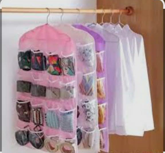 16 -POCKETS HANGING ORGANIZER FOR CLOSET - Wee Dainty