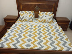 Flower and Zigzag Bed Set