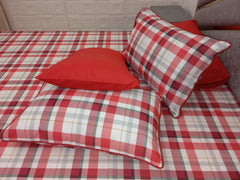 Red Tartan Bedsheet