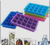 SILICON ICE CUBE TREY WITH LID