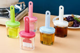 BBQ Plastic Oli Bottle With Brush
