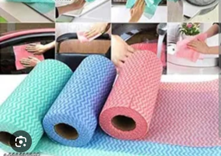 Fabric Kitchen Tissue Roll Washable and Reusable - Wee Dainty