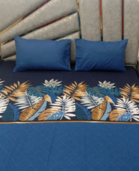 Royal Breeze Blue Bedsheet Set