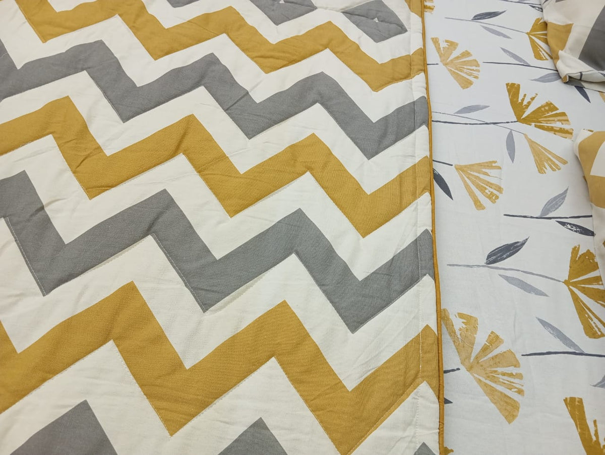 Flower and Zigzag Bed Set - Wee Dainty