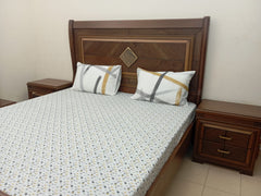 Geometric Weave Bedsheet - Wee Dainty