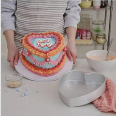 Heart Shaped Cake pan ( medium and large)Set of 2 - Wee Dainty