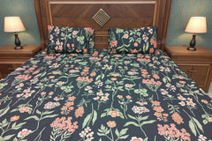 CORAL MOSS ELEGANCE 3 PC BEDSHEET