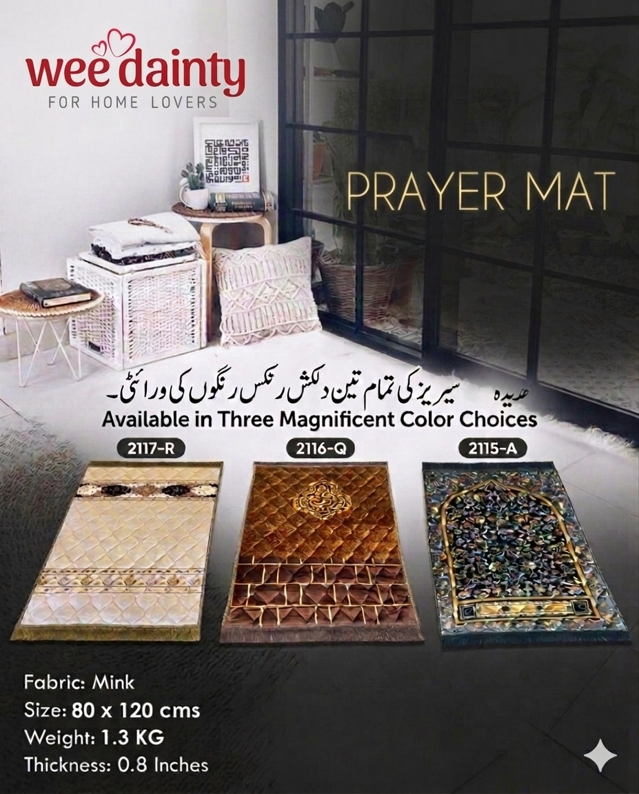 Luxury Velvet prayer mats