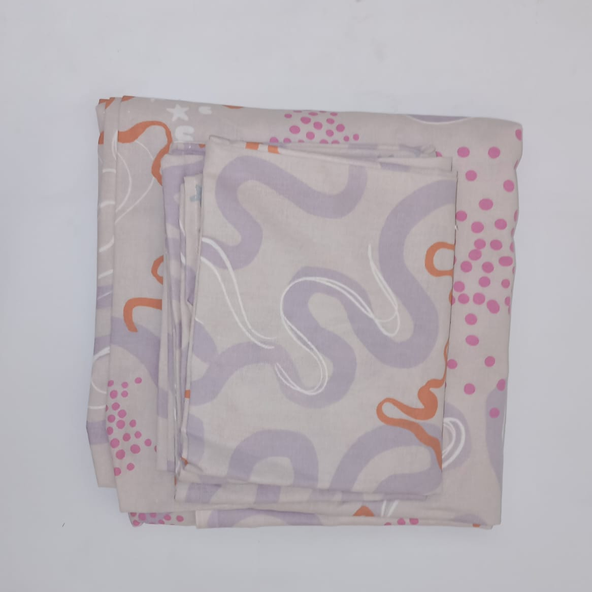 Pastel  Swirls Bedsheet