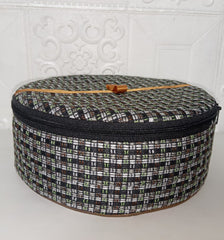 Jute Fabric Bread Hot Pot with zip