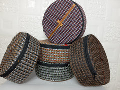 Jute Fabric Bread Hot Pot with zip