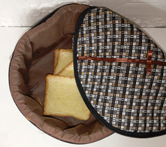 Jute Fabric Bread Hot Pot with zip