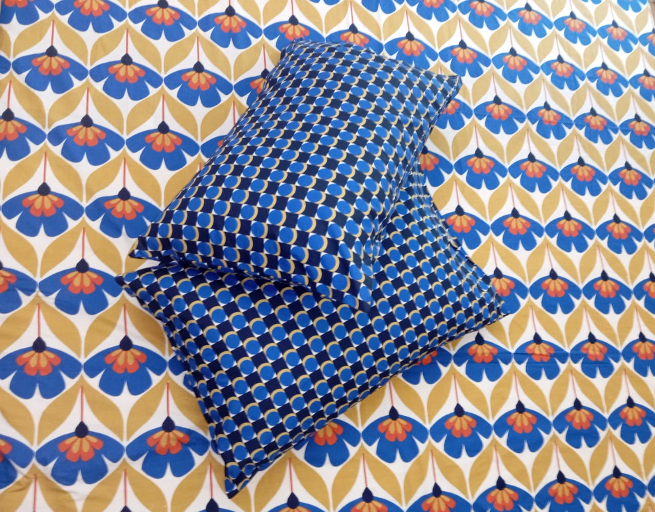 Blossom Radiance Cotton Bedsheet