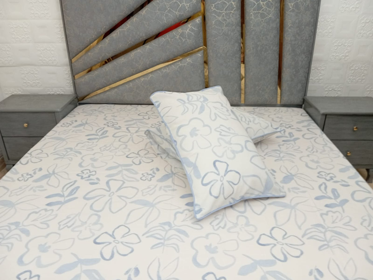 Abstract Bloom Bedsheet - Wee Dainty