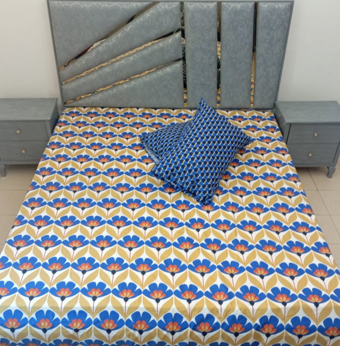 Blossom Radiance Cotton Bedsheet - Wee Dainty