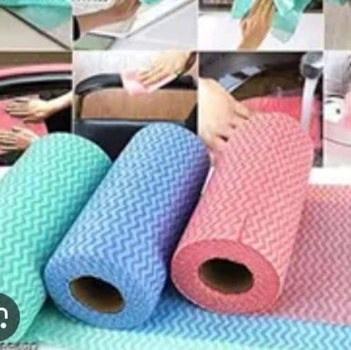 Fabric Kitchen Tissue Roll Washable and Reusable - Wee Dainty