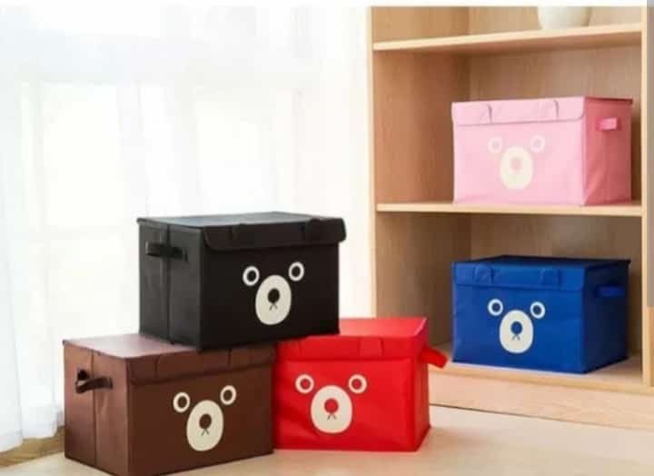 foldable panda multi-purpose storage box - Wee Dainty