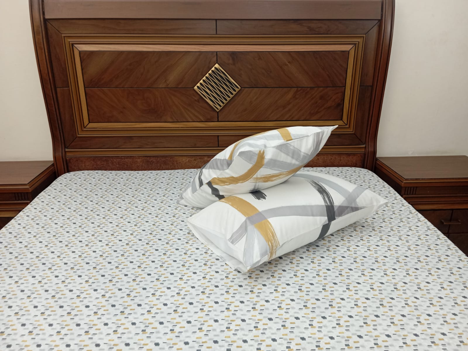 Geometric Weave Bedsheet - Wee Dainty