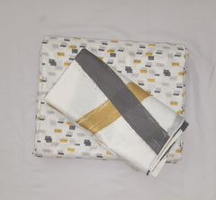 Geometric Weave Bedsheet - Wee Dainty