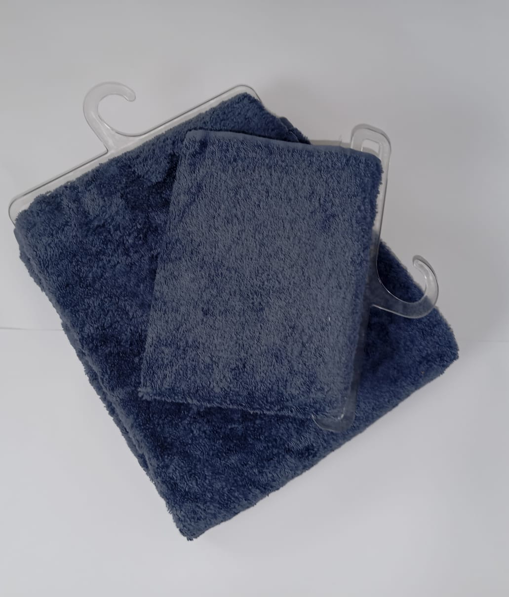 grey 2 pc bath towel set - Wee Dainty