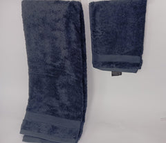 grey 2 pc bath towel set