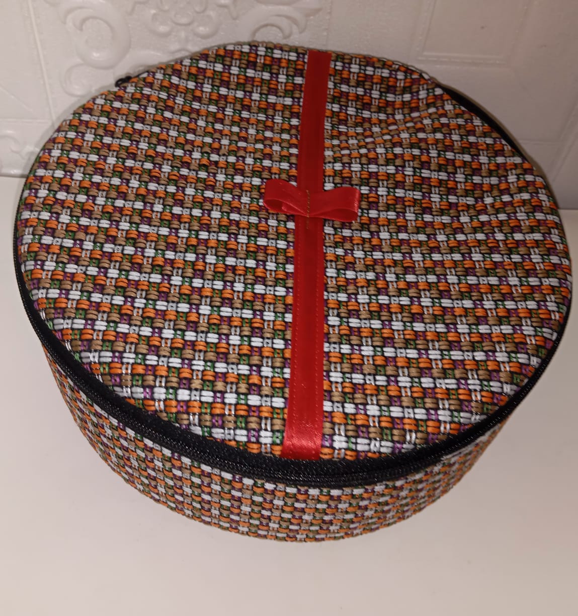 Jute Fabric Bread Hot Pot with zip - Wee Dainty