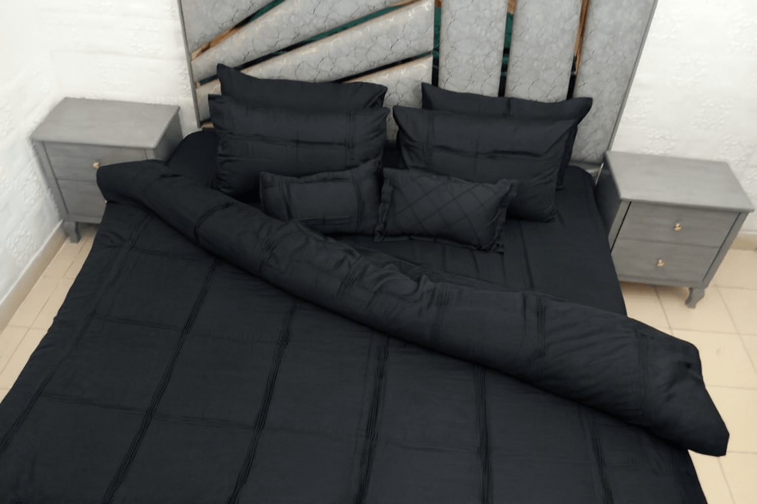 Luxury box pleated 8 pc duvet set - Wee Dainty
