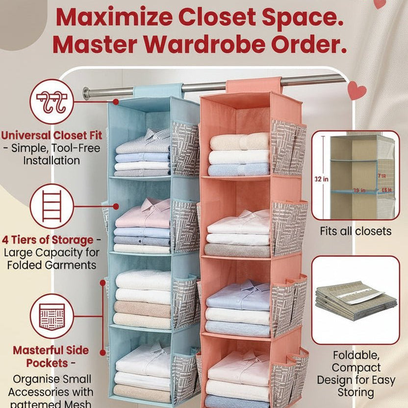MAXIMIZE CLOSET SPACE MASTER WARDROBE ORDER - Wee Dainty