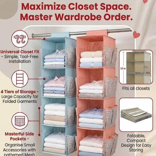MAXIMIZE CLOSET SPACE MASTER WARDROBE ORDER - Wee Dainty