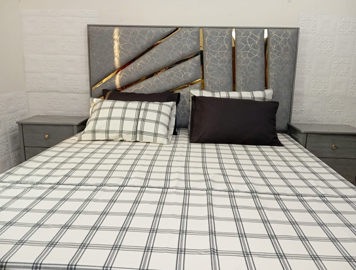Monochrome Gird Bedshee - Wee Dainty