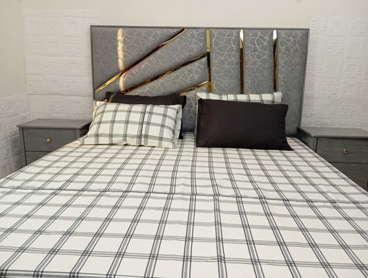 Monochrome Gird Bedshee - Wee Dainty
