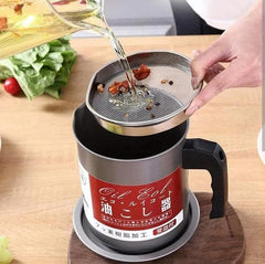OIL STRINER POT ( 1 .4 liter) - Wee Dainty