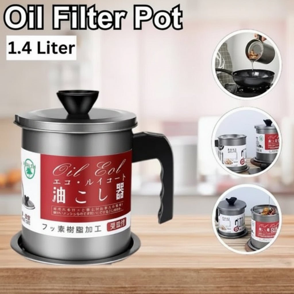 OIL STRINER POT ( 1 .4 liter) - Wee Dainty