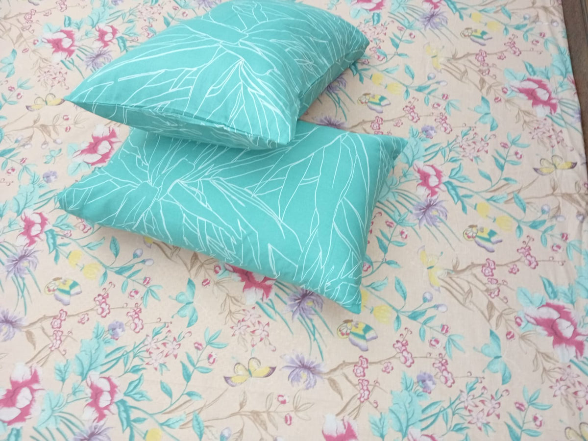Pastel Garden Bedsheet Set - Wee Dainty