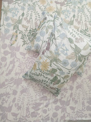 Pastel Meadow 3 PC Bedsheet - Wee Dainty