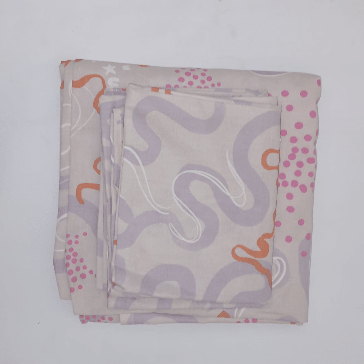Pastel Swirls Bedsheet - Wee Dainty