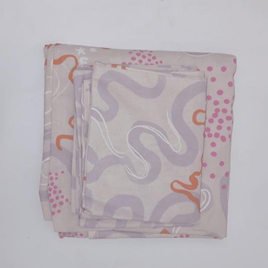 Pastel Swirls Bedsheet - Wee Dainty