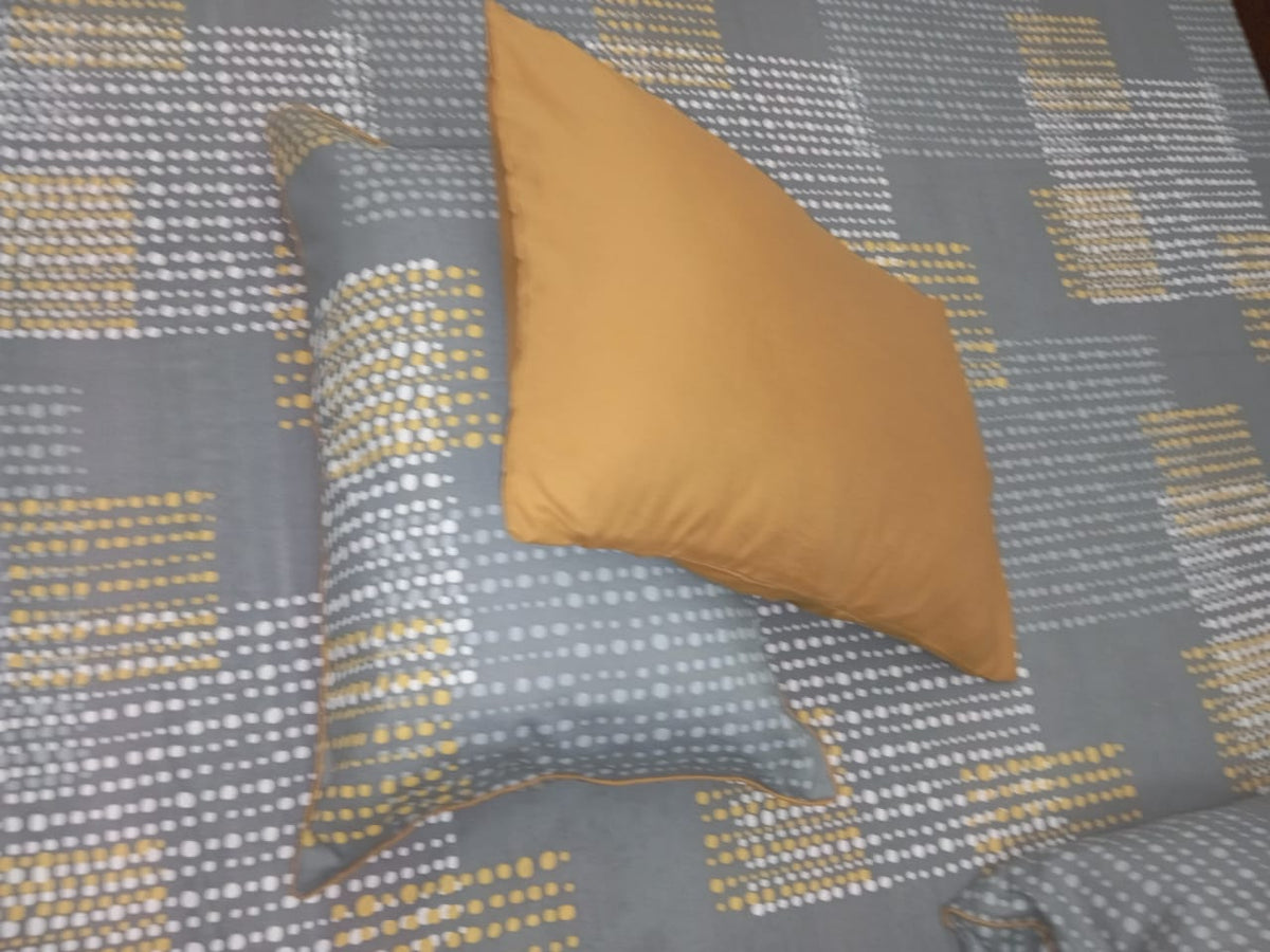 Polkadot Grey Bedsheet Set - Wee Dainty