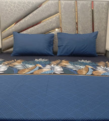 Royal Breeze Blue Bedsheet Set - Wee Dainty