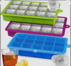 SILICON ICE CUBE TREY WITH LID - Wee Dainty