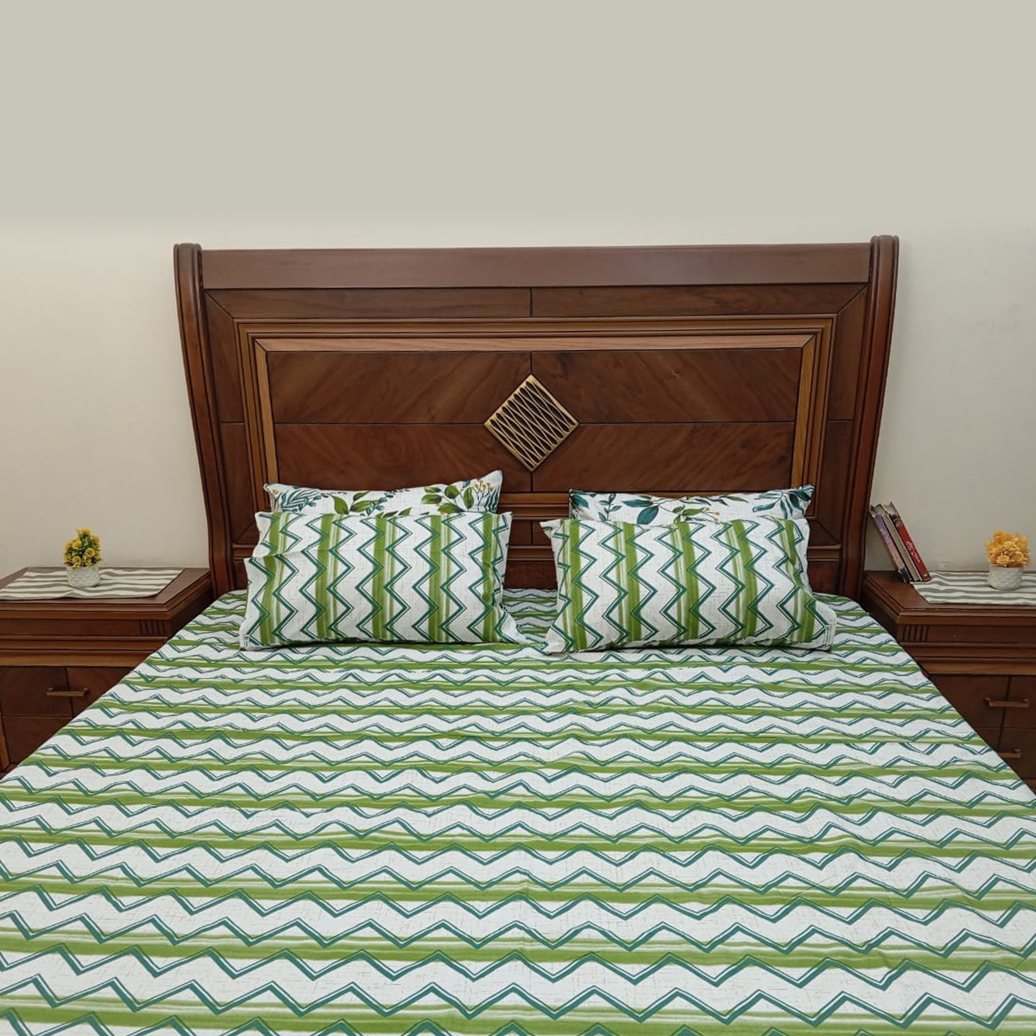 White and Green Set - Wee Dainty
