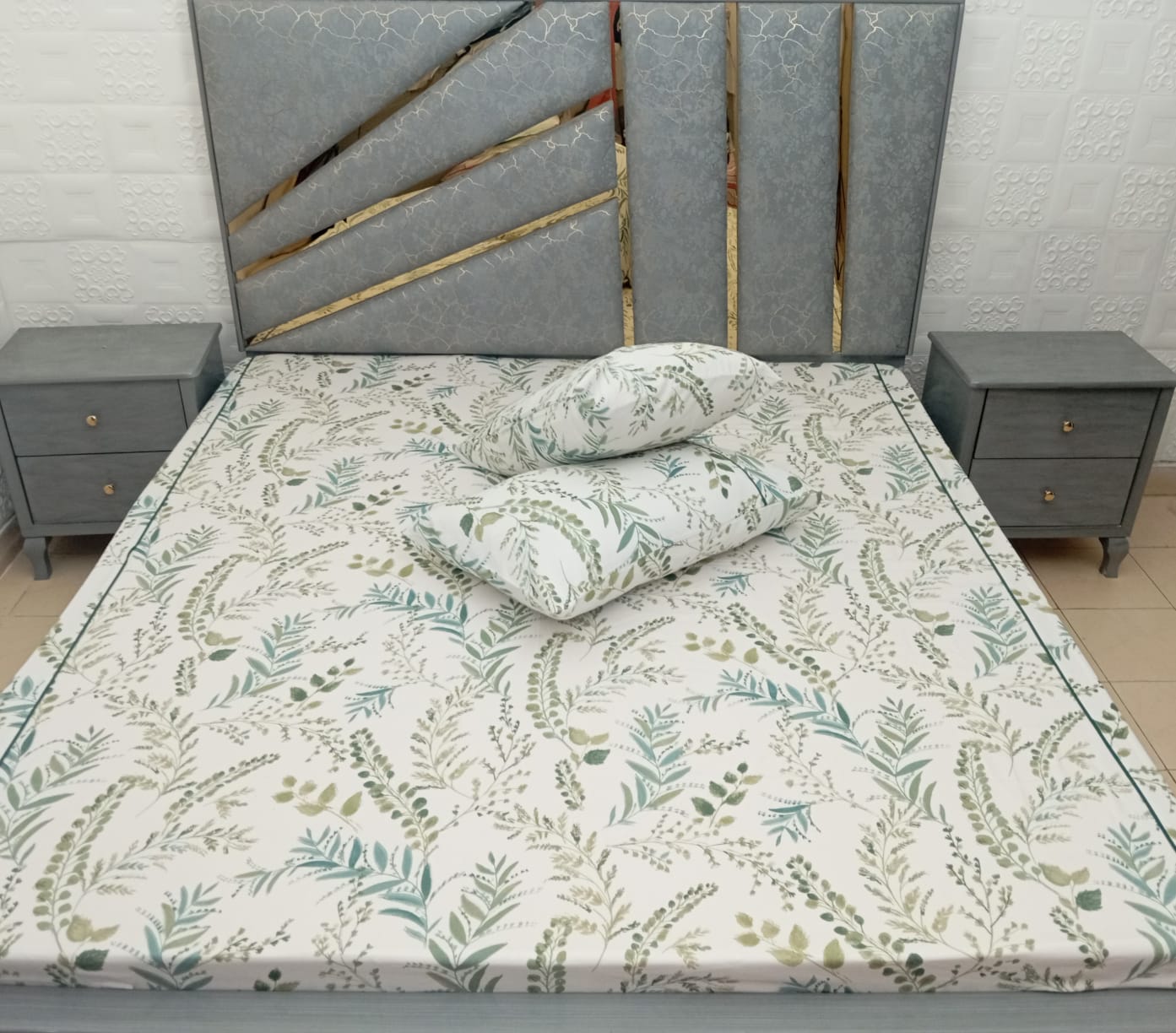Willow Leaves Bedsheet - Wee Dainty