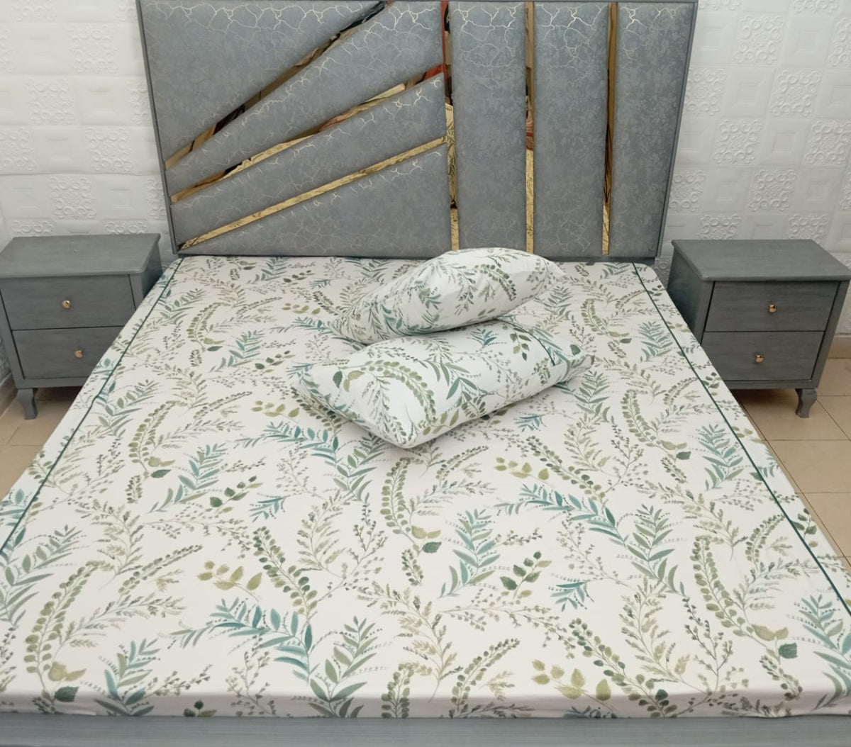 Willow Leaves Bedsheet - Wee Dainty